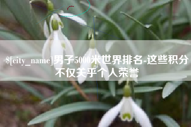 铜陵男子5000米世界排名-这些积分不仅关乎个人荣誉