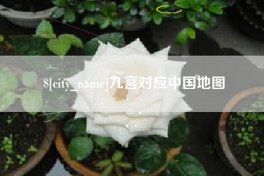 铜陵九宫对应中国地图
