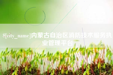 铜陵内蒙古自治区消防技术服务执业管理平台