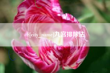 铜陵九宫排除法