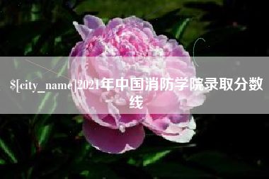 铜陵2021年中国消防学院录取分数线