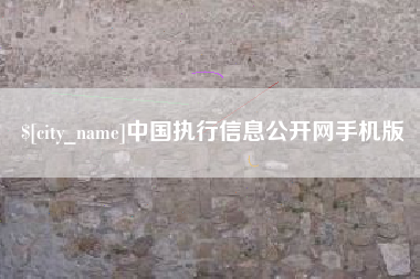 铜陵中国执行信息公开网手机版