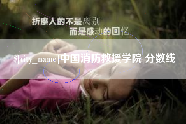 铜陵中国消防救援学院 分数线