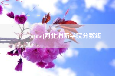 铜陵河北消防学院分数线