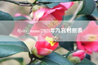 铜陵2021年九宫对照表