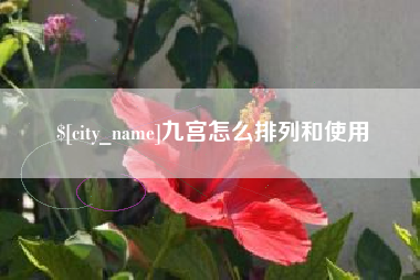 铜陵九宫怎么排列和使用