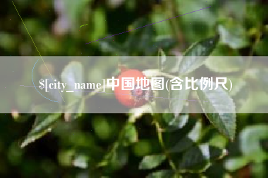 铜陵中国地图(含比例尺)