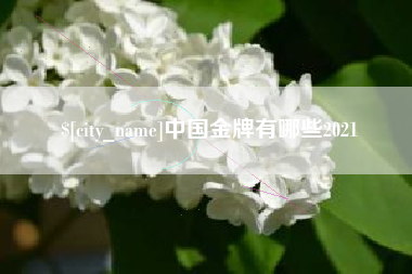 铜陵中国金牌有哪些2021